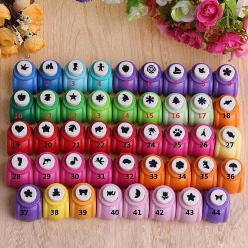 10PC/SET Mix design Hole Punch Craft DIY Scrapbooking Cards Printing Paper Shaper Mini Cutter