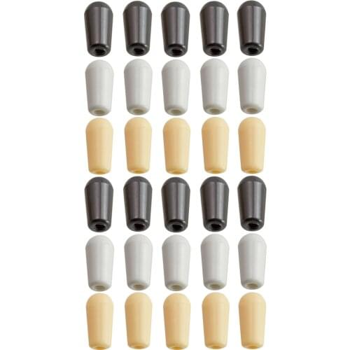 10pcs Plastic 3-ay Switch Knobs Caps Tips for ST SQ Electric Guitar Parts Accessory