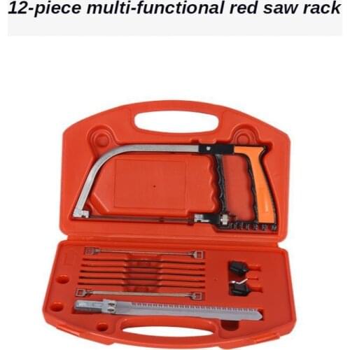 12 in 1 Mental Mini Saw Hacksaw DIY Hand Saw for Wood Woodworking Saws Set Kit Multi Purpose Hobby Tool