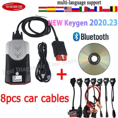 2021 New Arrival 2017.R3 with keygen vd ds150e cdp Bluetooth for cars/trucks OBD2 Diagnostic Tools for delphis 2016.r0 2017.R1