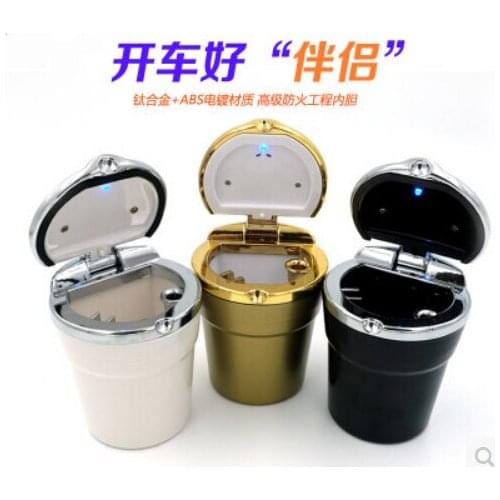 Car-Styling Car Cigarette ashtray with LED lamp For Citroen DS-series C-Quatre C-Triomphe Picasso C1 C2 C3 C4 C4L C5 Elysee