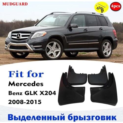Mudflaps GUARD FOR Mercedes BENZ GLK CLASS X204 MUDGUARDS SPLASH MUD FLAP FENDER MUDGUARD CAR ACCESSORIES AUTO STYLINE