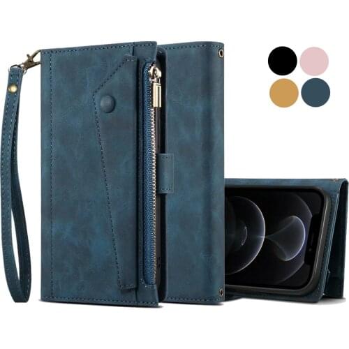 Zipper For Samsung Galaxy A52 A72 4g / 5g Leather Case A32 A12 Wallet Book Holder Full Cover For Samsung A72 A42 Flip Bags Funda