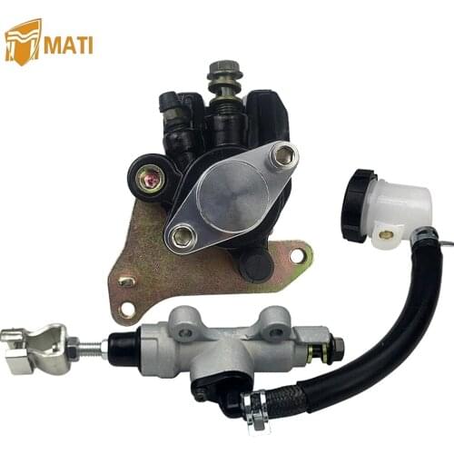 Mati Rear Brake Caliper Brake Master Cylinder for Honda ATV Fourtrax 400 TRX400EX Sportrax 400 TRX400EX TRX 400EX 1999-2004