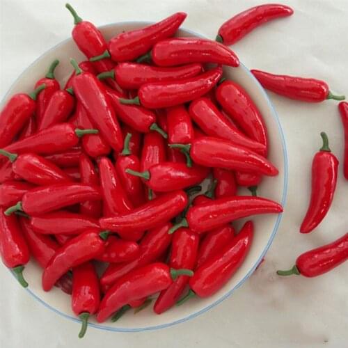 50/36/60Pcs Simulation Artificial Lifelike Chili Fake Pepper Vegetable Mini Fake Vegetable For Home Kitchen Festivals Decoration