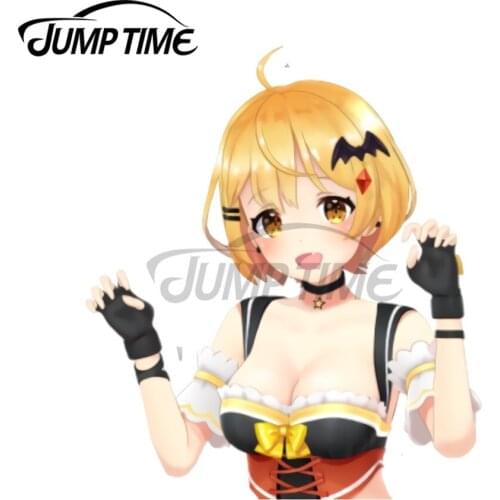 JumpTime 13 x7.6cm Yozora Mel Cute Anime Girl Auto Decal DIY Waterproof Personality Creative Waterproof Car Stickers for Vehicle