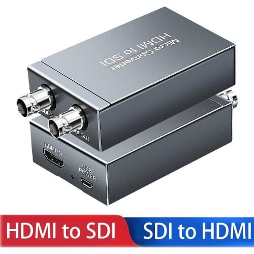 Mini HD 3G SDI to HDMI Converter HDMI to SDI*2 Adapter 3G Display 1080p with usb power HDMI Switcher to SDI for PS3/4 Smart box