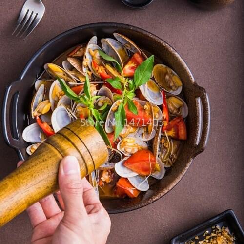 Soup Bowl Large Japanese Ceramic Bowl Tableware Binaural Soup Bowl Creative Salad Bowl Home Large Soup Bowl Large Soup Bowl