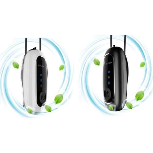 Air Purifier Necklace Around the Neck or on Collar for Kids and Adults Negative Ion, Mini Personal Travel