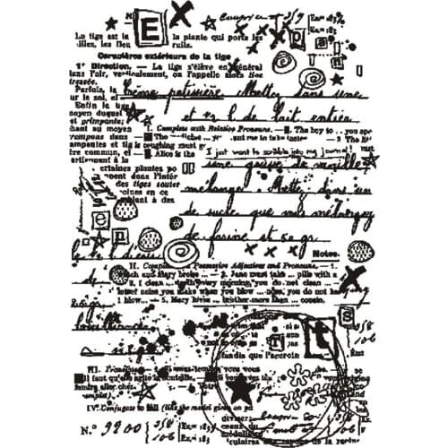 CLEAR STAMPS background DIY Scrapbook Card album paper craft silicon rubber roller transparent stamps w66