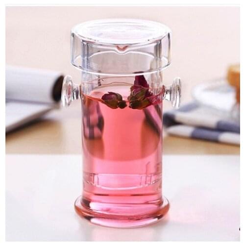 Real Special Offer Heat-resistant Glass Two-piece Set Heat Resistant 250ml Glass Teapot Tea Set Ears