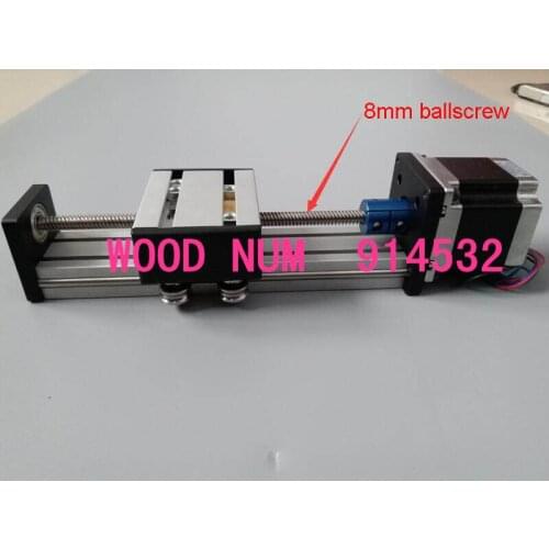 ST effective stroke 400 mm type T8 * 8 screw electric linear slide unit module guide + 42Nema 17 Stepper Motor