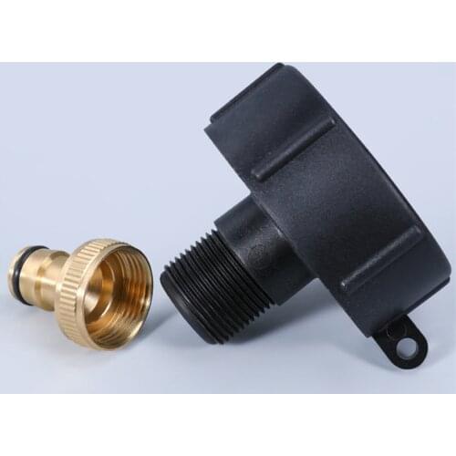 Thicken 3/4" IBC Adapter Connector S60x6 IG For IBC Hose Valve Adapter Water Tank Rain Barrel 1000L Water Connectors