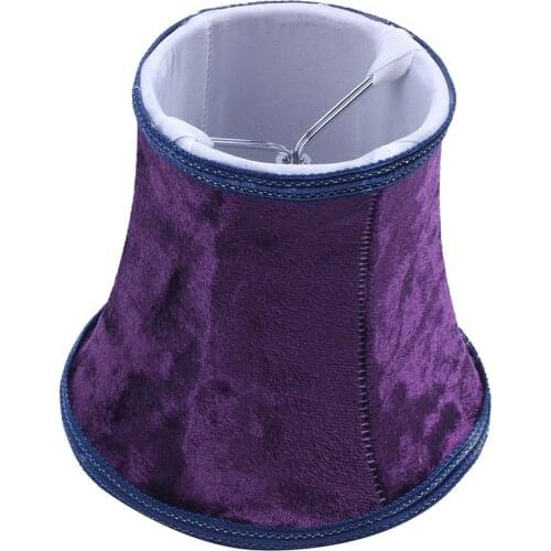 Fabric Clip On Lamp Shade, E14 Handmade Lampshade For Modern European Style Wall Sconce Lamp, Crystal Lamp, Candle Lamp, Table L