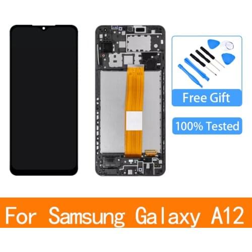 6.5" Original For Samsung Galaxy A12 A125F A125F/DS display LCD touch screen digitizer Assembly replacement Repair Parts