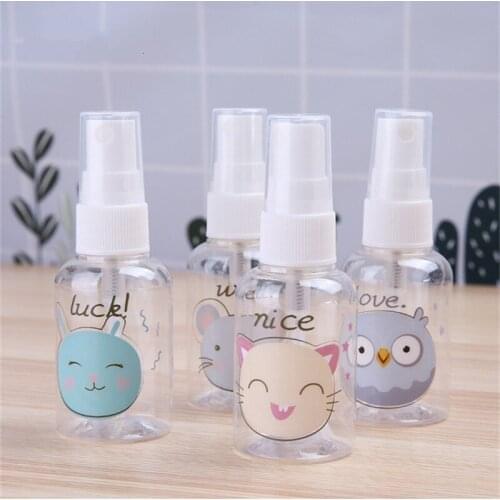 1Pcs Empty Spray Bottles 30/100ml Plastic Shampoo Shower Gel Refillable Container Empty Spray Bottle Cosmetic Containers