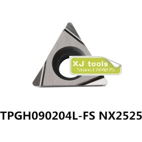 10pcs TPGH090204L-FS NX2525 ceramic inserts, ceramic Turning inserts.metal ceramics blade For STUPR