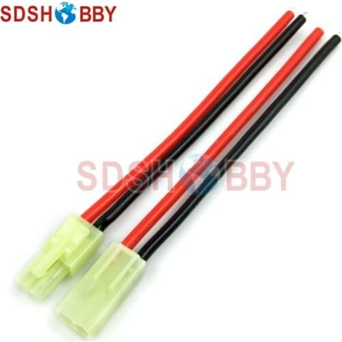 5 Pairs*16AWG Silica Gel Cable L100mm with Mini Male+ Female Tamiya Connectors