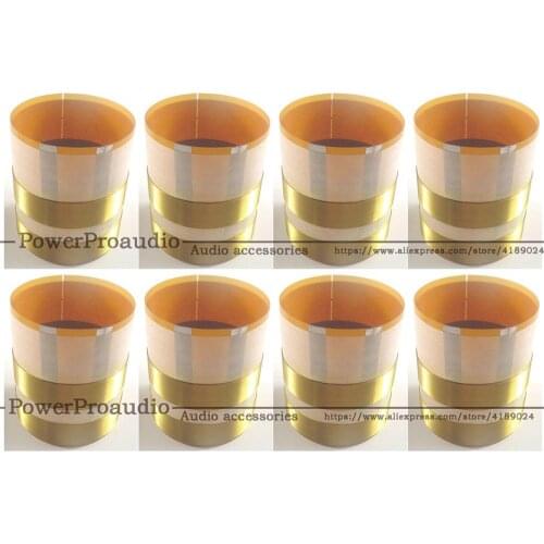 8pcs Quality Falt Aluminum wire voice coil For JBL 2262HPL,JBL 2265HPL,JBL 2268HPL ,JBL SRX voice coil 8 ohms