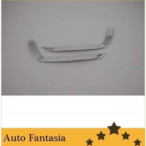 Car styling chrome head light bottom trim for car for Audi Q3 2013 Up -- free shipping