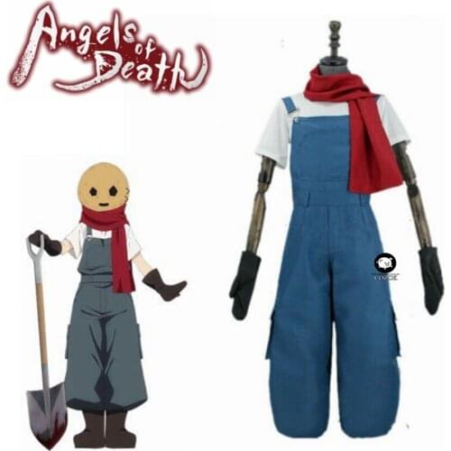 Anime Angels of Death Eddie Edward Mason Cosplay Costume Cutome Made Any Size Free Shipping