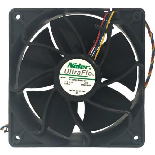 2019 Bitcoin miner cooler PWM 2ball bearing 6000RPM 1238 fan