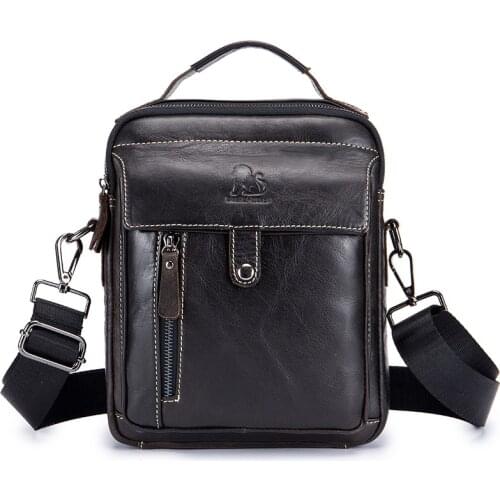 LAOSHIZI Men's Black Bags