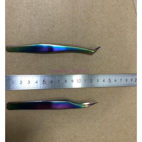 200pcs Dolphin Tweezer Gold Feather Tweezer For Eyelash Extension general quality beauty