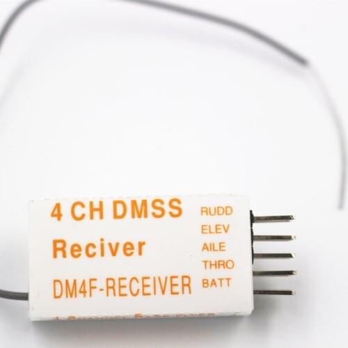 DM4F RC Model DMSS Compatible 4CH 2.4GHz RC Hobby Receiver XG6 XG7 XG8 XG11 RC Airplane Helicopter