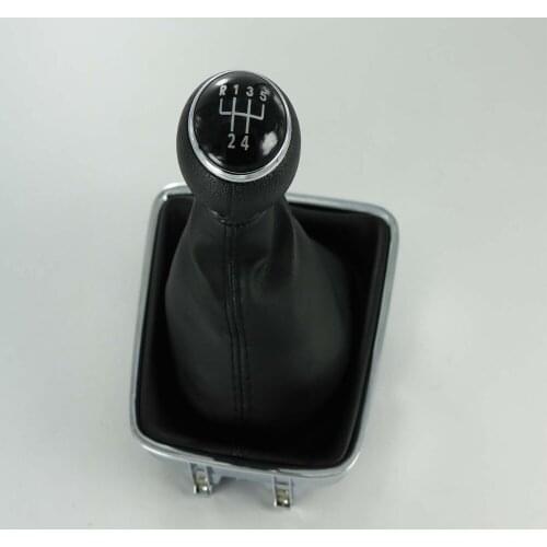 For VW Golf Plus 2005 2006 2007 2008 2009 2010 2011 2012 2013 2014 New 5 Speed Car Gear Stick Shift Knob Leather Boot