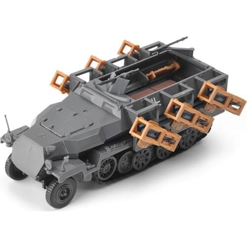 1:72 World War II Stuka Zu Fuss Assembly Model German Army Rocket Launched Armored Vehicle Plastic Model Kits Gift for Boys