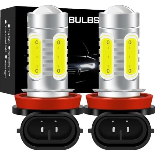 ASLENT 2x 1500LM H8 H11 H16JP 881 LED 9005 HB3 9006 HB4 LED Fog Lamp For BMW VW Benz Audi A3 8P A4 B8 B6 A6 C6 C7 BMW E60 E90