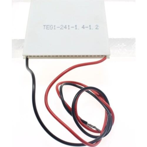 Thermogenerator TEG1-241-1.4-1.2 55*55MM high-power efficiency hot surface temperature resistance 200C Power generating Module