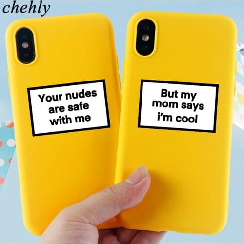 Funny Phone Case for iPhone 6s 7 8 11 Plus Pro X XS Max XR Fashion Cases Soft Silicone Fitted Cell Phone TPU Accessories Covers