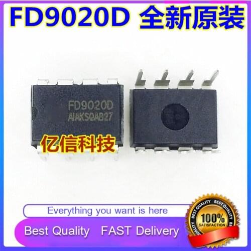 10Pcs/Lot New Original FD9020D DIRECT PLUG DIP-8 LCD Power ManagementChip