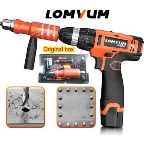 Rivet Adapter Insert Nut Hand Power Nozzle Accessories Electric Drill Tool Rivet Adapter