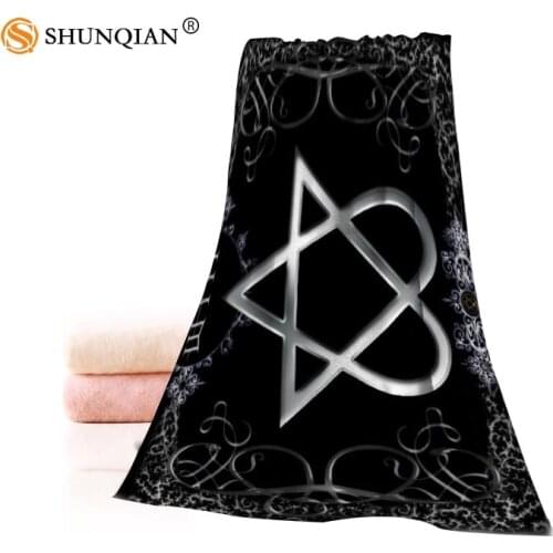 Hot Custom HIM Towel Printed Cotton Face/Bath Towels Microfiber Fabric For Kids Men Women Shower Towels A7.24-1