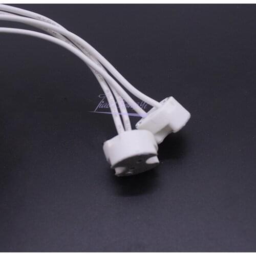MR16 MR11 GU5.3 G4 Lamp Holder Bulb Base with Wire Ceramic Halogen Socket Pottery Connector 12V - 250V Led Light New JQ 5-50PCS