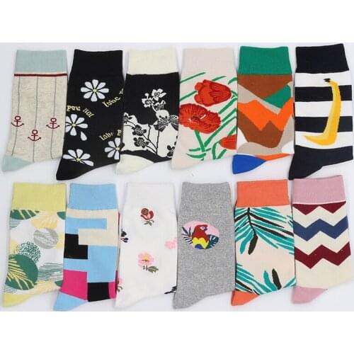 Cotton Socks Kawaii Gifts Set Christmas Warm Winter Mens Sock Print Womens Funny From The Factory Dropshipping Contact Us