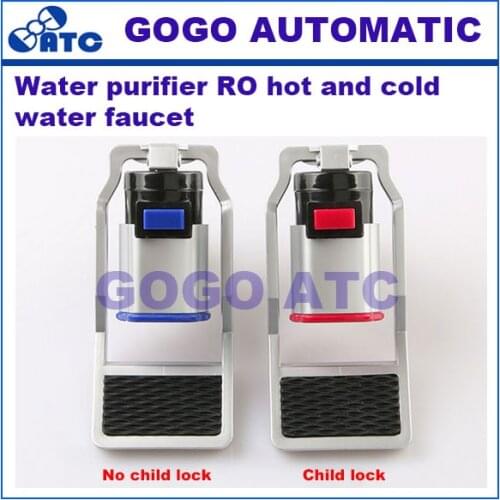 Water purifier reverse osmosis RO hot and cold water faucet with child lock water dispenser faucet switch universal