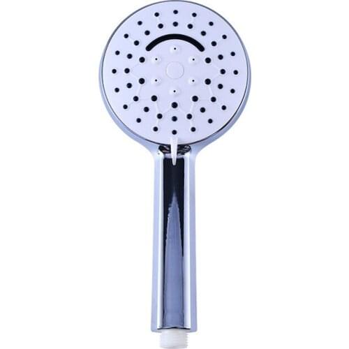 High Pressure Handheld Shower Head with Powerful Shower Spray against Low Pressure Water Supply Pipeline, Multi-functions Chrome