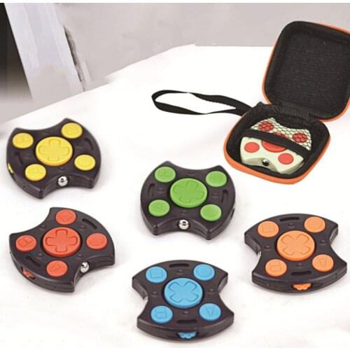Button Hand Spinner Stress-relieving Multifunctional Smooth Edge Finger Fidget Rotating Toy Decompression Bauble Delicate Craft