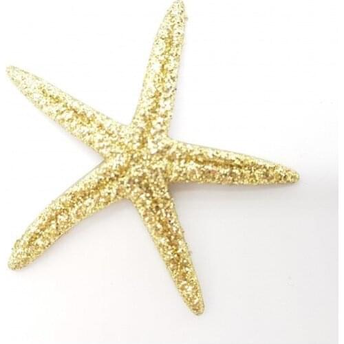Modern Yavuz Sea Star 25 Pcs Sea Star Silvery Gold (9cm) trinket baratija حلية орнаментальный