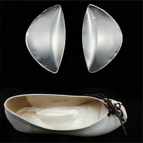 1pairs/lot Clear Silicone Gel Arch Support Shoe Inserts Foot Wedge Cushion Pads Pain Relief Flat Feet Insoles for Women