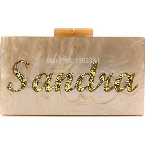 OC3901 High quality china manufacturer custom name clutch bag women