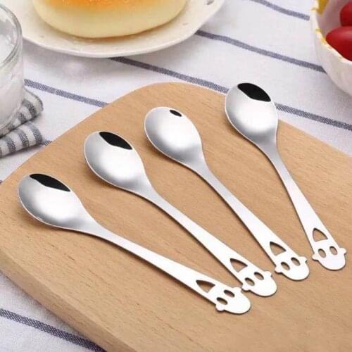 1Pcs Stainless Steel Love Heart Spoon Fork Tableware Tableware Dinner Knife Dessert Cake CoffeeTea Ice Cream Stirring Fork Spoon