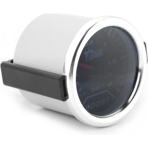 12V Car Red Led Turbo Boost Press Gauge Meter Bar Pointer Universal fit for cars with 2"/52mm diameter boost bar gauge