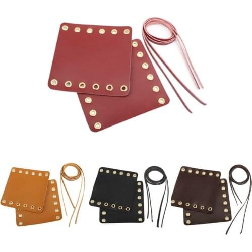 4 Colors Motorcycle Handle Grips Covers Leather Hand Grip Throttle Cover Motorbike Grip for Harley Motorbike Handlebar Honda