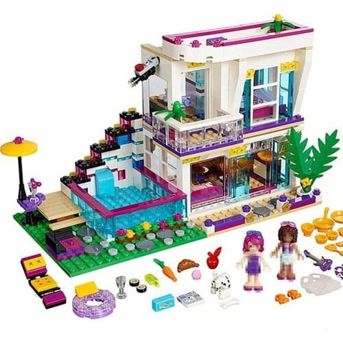 760 pieces Star House Building Blocks Figure Model Bricks Toys for Girls Children