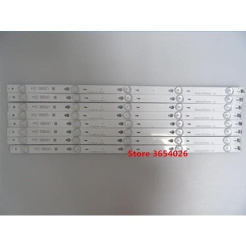 8piece/lot LED Backlight For TCL B48A858U B48A538 Light Bar 4C-LB4805-HQ4 48HR330M05A1 V2